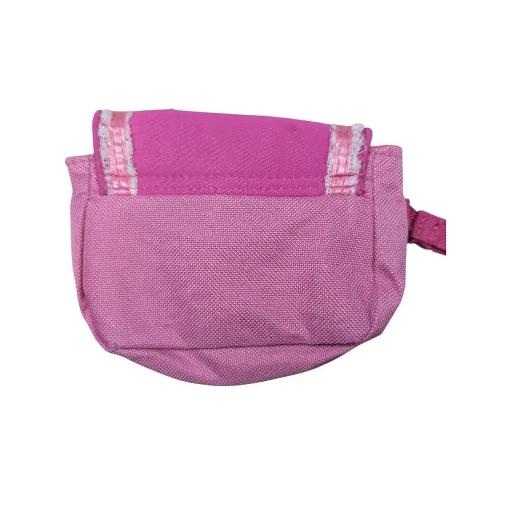 BARBIE B cause 2008 Pink Embroidered Wallet Wristlet Flowers Makeup Bag Purse